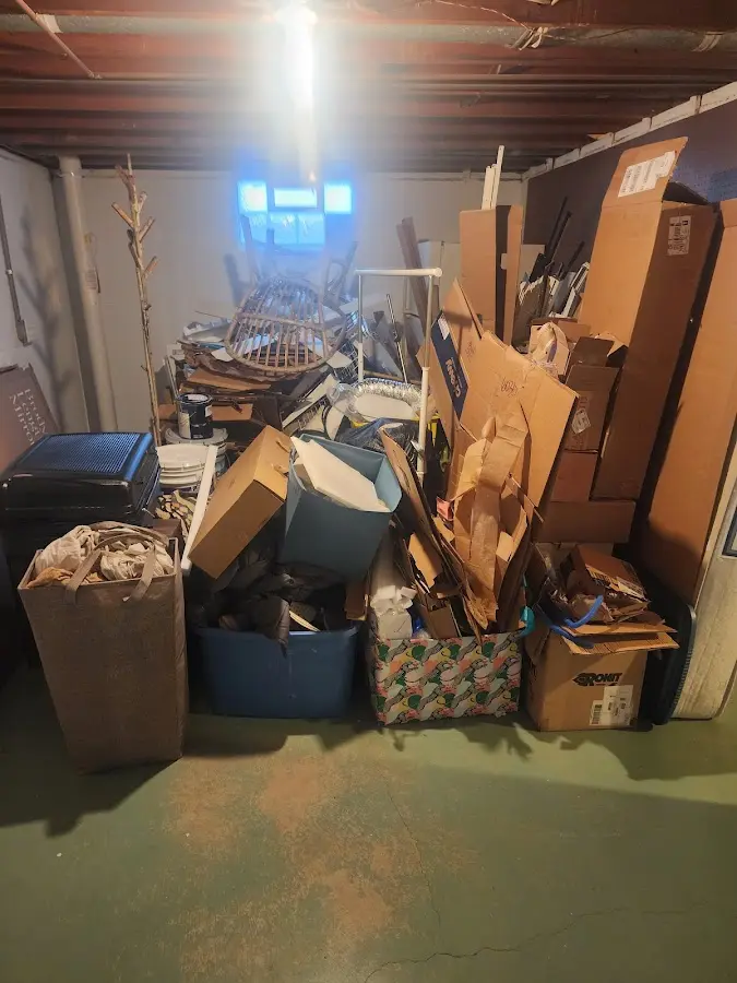 Roll-off dumpster container at job site for 20 Yard Dumpster Rental in Selma